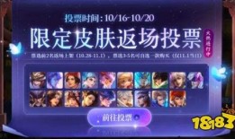 王者荣耀3.8返场皮肤最新爆料,热门英雄皮肤回归，你最期待哪一款？